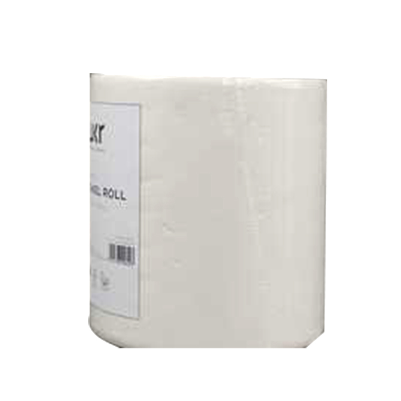 Large roll of white soft coreless toilet paper