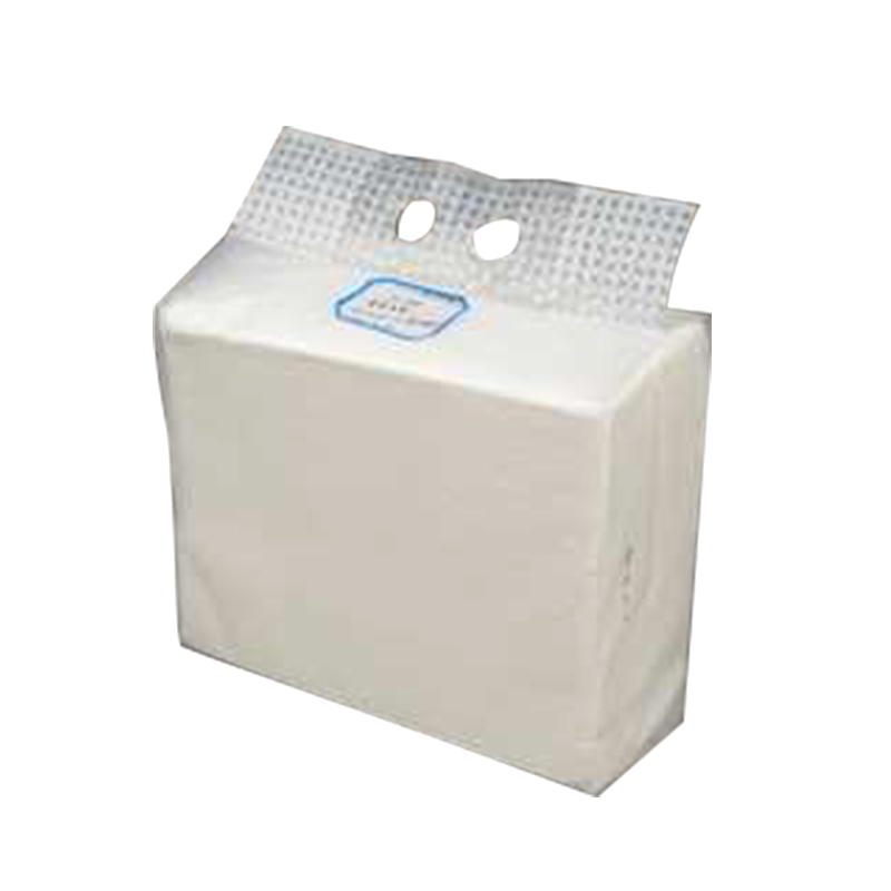 Large bag of hanging folding white hand toilet paper