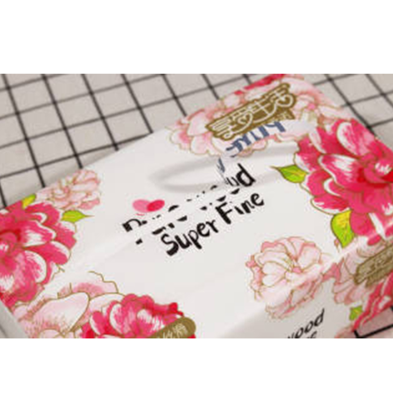 Household portable bag-packed facial tissue