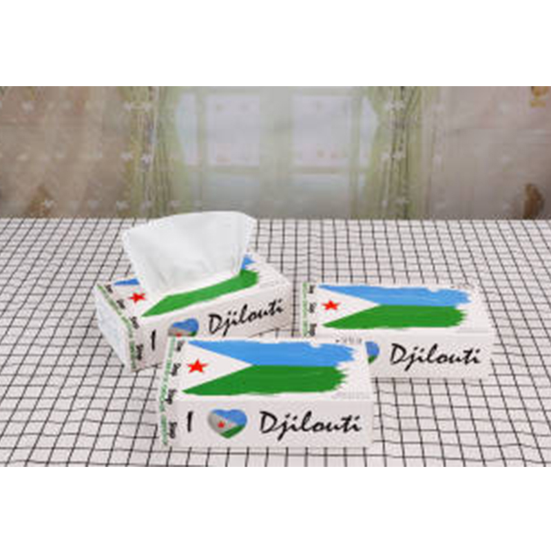 Disposable printable customizable paper box soft facial tissue