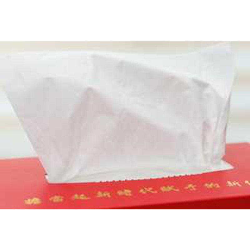 Disposable red elegant paper box pull-out soft facial tissues